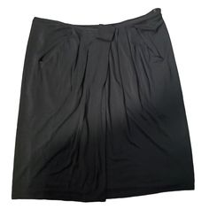 Donna Karan Black Label  Vintage Black Wrap Mini Skirt  Pleated front Side pockets Unlined sz 6 (fits like 6 see measurements) Mini Skirt Pleated, Mini Rock, Wrap Mini Skirt, Skirt Pleated, Black Wrap, Pleated Mini Skirt, Donna Karan, Black Label, Pleated Skirt