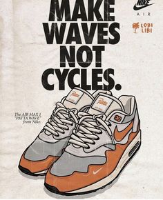 an advertisement for nike's air max shoes is shown in this advertise