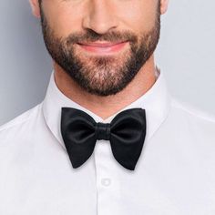 Dapper Butterfly Knot Bow Tie For Black-tie Events, Elegant Bow With Butterfly Knot For Black-tie Events, Classic Bow With Butterfly Knot For Party, Butterfly Knot Bow For Black-tie Events, Dapper Butterfly Knot Bow For Party, Classic Party Bow With Butterfly Knot, Classic Butterfly Knot Bow For Party, Tuxedo Bow For Black-tie Events, Formal Bow With Butterfly Knot