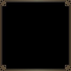 a black and gold frame with an intricate border