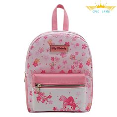 Sanrio Hello Kitty And Friends My Melody Cherry Blossom Mini Backpack Brand New & 100% Authentic With Tags Size: Mini / Approx. (9" W X 10" H X 4" D) Take A Moment To Stop And Smell The Cherry Blossoms With Your Sanrio Bestie! Get Ready For Spring With This Supercute Mini Backpack, Featuring My Melody And Cherry Blossom Designs. Comes With Adjustable Straps, An Interior Zipper Pocket And Top Carrying Handle Our Reputation Is Extremely Important To Us, And We Are Devoted To Ensure You Can Buy Wit Pink Hello Kitty Backpack For Daily Use, Cute Hello Kitty Print Backpack For Daily Use, Pink Hello Kitty Print Backpack, Hello Kitty Backpack For Daily Use, Pink Hello Kitty Print Standard Backpack, Kawaii Hello Kitty Backpack For Everyday Use, Cute Hello Kitty Backpack For Daily Use, Everyday Hello Kitty Backpack, Hello Kitty Backpack For Everyday Use