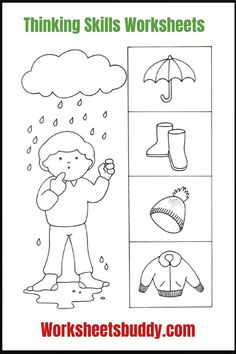 the worksheet for kids to learn how to draw and color with their own pictures