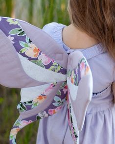 Fairy Wings Sewing Pattern, Diy Fabric Fairy Wings, Fairy Wing Pattern, Wings Sewing Pattern, Diy Fairy Wings, Fairy Wings Costume, Butterfly Wings Pattern, Costume Wings, Beginner Sewing Patterns