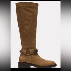 Elevate Your Shoe Collection With These Stylish Steve Madden Quin Boots In A Beautiful Taupe Nubuck. These Boots Are Perfect For Any Occasion And Will Complement Any Outfit. With A Comfortable Fit And Durable Construction, They Are Sure To Last You For Many Wears To Come. These Boots Are Designed For Women The Beige Color And Sleek Design Make Them A Versatile Addition To Any Wardrobe. The Upper Material Is Made Of High-Quality Nubuck, Ensuring A Soft And Luxurious Feel. Get Ready To Step Out In Suede Boots With Buckle Closure For Work, Suede Workwear Boots With Buckle Closure, Suede Closed Toe Boots With Buckle Closure, Suede Boots With Buckle Closure And Closed Toe, Suede Boots With Buckle Closure, Suede Boots With Round Toe And Overlays, Suede Almond Toe Boots For Work, Flat Heel Suede Boots For Work, Suede Flat Heel Boots For Workwear