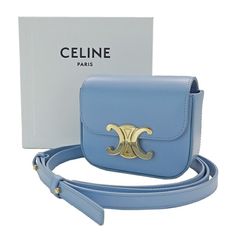 Celine Bag Women's Triomphe Shoulder Shiny Calfskin Celeste Light BlueBrand: CelineGender: WomenColor: Light blueMaterial: LeatherComes with: Box, Shoulder strapSize (HxWxD): 9cm x 11.5cm x 4cm / 3.54'' x 4.52'' x 1.57'' | Delivery 5-8 or 10-15 working days Please note that during high season and Sale period, delivery times may be affected We accept payment with a Credit card, Debit card, or Paypal. Tas Celine, Celine Bag, Dior Bag, Bags Women, Calf Skin, Louis Vuitton Bag, Shoulder Strap, Light Blue, Clutch Bag