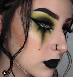 Green And Black Eyeshadow, Black Eyeshadow