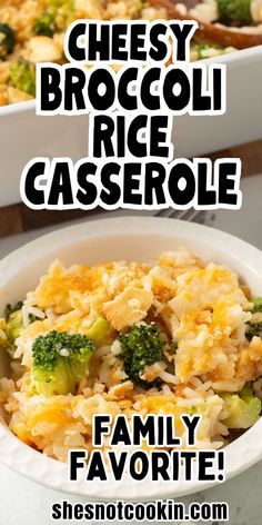 Broccoli rice casserole in white casserole dish. Brocolli Rice Cheese Casserole, Rice And Cheese Casserole, Cheesy Rice Casserole, Broccoli Cheese Casserole Easy, Broccoli And Cheese Recipe, Cheese Sauce For Broccoli