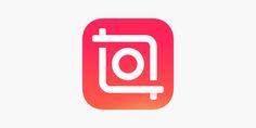 the instagram logo is shown in pink and orange, with an image of a camera on