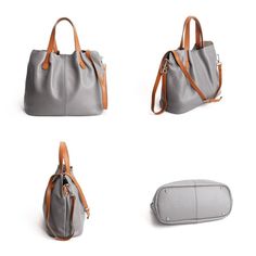 PDF Pattern Leather Women Handbag Tote Shoulder Bag Template - Etsy Украина Gray Large Capacity Satchel Shoulder Bag, Large Capacity Gray Tote Shoulder Bag, Gray Large Capacity Satchel Bag, Rectangular Gray Hobo Bag For Daily Use, Gray Rectangular Hobo Bag For Daily Use, Gray Bags With Top Carry Handle, Gray Bags With Leather Handles For Everyday Use, Large Capacity Gray Tote Bag, Gray Tote Bag With Large Capacity