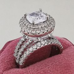 Cubic Zirconia Luxury Wedding Ring – Glam Duchess Female Gifts, Cubic Zirconia Wedding Rings, Marriage Ring, Wedding Ring For Women, Diamond Fashion Rings, Engagement Wedding Ring Sets, Engagement Wedding Ring, Gifts Jewelry, Jewelry Model