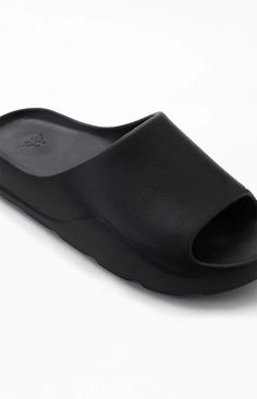 The perfect on-the-go shoe can now be yours with the Authentic Plume 1 Slide Sandals from Kappa. These slides feature slip-on construction, EVA upper, and an Omini Logo inline on the footbed..Upper in EVA.Slip-on construction.Omini Logo inline on the footbed.100% rubber.Kappa branding Comfortable Foam Slip-on Sandals, Summer Slides With Rubber Sole And Foam, Casual Foam Sandals With Rubber Sole, Comfortable Black Sport Sandals With Textured Sole, Slip-on Slip-resistant Foam Slides, Slip-resistant Foam Sandals With Open Toe, Slip-resistant Foam Slip-on Sandals, Slip-resistant Foam Slip-on Slides, Black Slides With Textured Sole For Outdoor