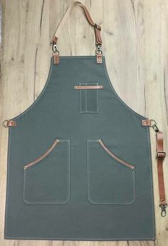 an apron with two pockets on the front