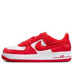 (GS) Nike Air Force 1 Low 'Valentine's Day 2024' FZ3552-612 Nike Air Force 1 Red, Valentine Day Special, Nike Air Force 1 Low, Swag Shoes, Air Force 1 Low, Red Light, Stylish Sneakers, Nike Air Force 1, Air Force 1