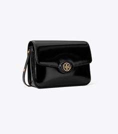 Robinson Spazzolato Convertible Shoulder Bag: Women's Designer Shoulder Bags | Tory Burch Satchels Handbags, Ella Tote, Shoulder Bag Designer, Tory Burch Robinson, Womens Designer Handbags, Barrel Bag, Fancy Bags, Crossbody Tote Bag, Classic Bags