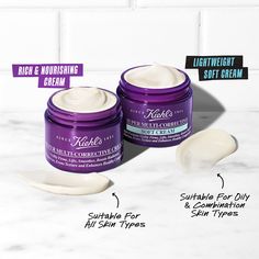 Kiehl's Super Multi-Corrective Soft Cream — Anti-Aging | 1.69 fl oz Combination Skin Type, Skin Structure, Eye Anti Aging, Anti Aging Moisturizer, Anti Aging Face, Skin Complexion, Improve Skin Elasticity, Anti Aging Skin Products, Aging Skin Care