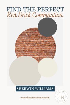 the front cover of red brick combination by sheryln williams, with an image of circles