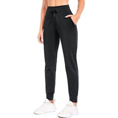 Stay warm and protected from the elements with our Women's Fleece Lined Pants. These water-resistant thermal joggers are perfect for winter running, hiking, and even just lounging around at home. The fleece lining will keep you cozy and comfortable, while the water-resistant material will keep you dry in light rain or snow. The pockets are perfect for storing your phone, keys, or other essentials while you're on the go. These sweatpants are perfect for any outdoor activity and are sure to become Comfortable Moisture-wicking Outdoor Bottoms, Comfortable Outdoor Bottoms With Moisture-wicking, Relaxed Fit Sportswear Pants For Outdoor Activities, Athleisure Activewear Long Pants For Outdoor Activities, Athleisure Activewear Long Pants For Outdoor, Stretch Sweatpants With Pockets For Outdoor Activities, Outdoor Sportswear Pants With Elastic Waistband, Athleisure Cargo Pants For Outdoor Activities, Sporty Sweatpants With Comfort Waistband For Outdoor