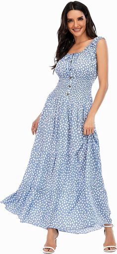 Best Maxi Dresses, Maxi Long Dress, Long Beach Dress, Dresses For Wedding, Dress Aesthetic, Summer Boho, Super Cute Dresses, Sleeveless Floral Dress, Maxi Tank Dress