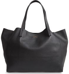 Kurt Geiger London Violet Leather Tote | Nordstromrack London Bag, London Bags, Black Leather Tote Bag, Large Leather Tote, Black Leather Tote, Tote Bag Leather, Shopper Tote, Black Tote, Kurt Geiger