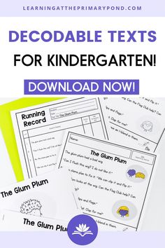 the printable worksheet for children to learn how to read and understand their own words