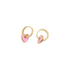 18K Gold Filled Round Heart Earrings, Enamel Heart Earrings, Delicate Earrings,Drop Earrings, Women's Earrings for Jewelry Making, 18.5x14mm Size:18.5x14mm Quantity:1 Pair/5 Pair/10 Pair Material:Nickel Free Brass Plated ♥ PROCESSING & SHIPPING♥ ♥ All items purchased will be shipped within 1-3business days.♥ ♥ You can upgrade your shipping to UPS Express during check out if you want it quicker♥ ♥Standart Shipping Time : 7-15 days♥ ♥ Express Shipping Time : 3-5 business days.♥ ► CURRENT PRODUCTIO Pink Huggie Heart Earrings For Valentine's Day, Pink Heart Huggie Earrings For Valentine's Day, Gold Enamel Heart Earrings, Heart Charm Enamel Earrings, Gold Enamel Heart Charm Earrings, Hypoallergenic Heart-shaped Hoop Earrings For Valentine's Day, Valentine's Day Gold Heart Enamel Earrings, Valentine's Day 14k Gold Tarnish-resistant Heart Earrings, Gold Heart-shaped Enamel Earrings