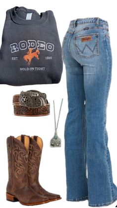 Country Wear For Women, Bootcut Jeans Outfit Country, Elegant Cowgirl Outfit, Simple Country Outfits, Western Outfits Women Fall, Winter Country Outfits, Country Outfit Ideas, Outfit Ideas Western, Rodeo Outfits For Women