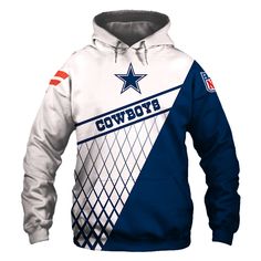 Shipping from the US. Easy 30 day return policy, 100% cotton, Double-needle neck, sleeves and hem; Roomy Unisex Fit. Dallas Cowboys Hoodie, Dallas Cowboys Logo, Cowboys Men, Cheap Sweatshirts, Nfl Dallas Cowboys, Hoodie White, 3d Hoodie, Zipper Hoodie, Dallas Cowboys