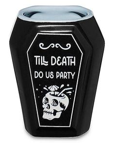 Till Death Do Us Party Coffin Shot Glass - 3 oz. - FOREVER HALLOWEEN Party Coffin, Coffin Shape, Alcoholic Drinks