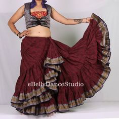 Women Cotton Skirt/padma Skirt/32 Yard Skirt/ats Skirt/gypsy - Etsy Esmeralda Costume, Cupcake Skirt, Sari Skirt, Belly Dance Skirt, Belly Dance Outfit, Festival Skirts, Medieval Costume, Dance Skirt, Period Costumes