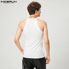 SPECIFICATIONSBrand Name: INCERUNMaterial: POLYESTERApplicable Scene: CasualStyle: CasualOrigin: Mainland ChinaCN: GuangdongApplicable Season: summerModel Number: Men Solid Color Tank TopsCollar: O-NeckHooded: NoFabric Type: BroadclothPattern Type: SolidTops Type: TANK TOPSGender: MENItem Type: topsColor: WhiteSize: S,M,L,XL,2XL,3XL,4XL,5XL,Plus SizeType: Fashion Casual Vests MenWholesale,Dropshipping: Welcome {custom} Size:S,M,L,XL,2XL,3XL,4XL,5XL Fabric Material:95%Polyester+5%Spandex Occasion:Leisure Pattern:Solid color Colour:White Product Description:Men's Solid Color Sleeveless Tank Tops Package Included:1 * Top Please note: Thanks to your understanding, the size may be 2 cm / 1 inch inaccurate due to manual measurements. Wife Beater Shirt, Outdoor Athleisure, Mens Vest Casual, Chaleco Casual, Slim Tank Top, Men Casual Summer, Graduation Outfits, Solid Tank Tops, Sleeveless Outfit