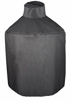 an outdoor bbq cover is shown on a white background and it has a black top