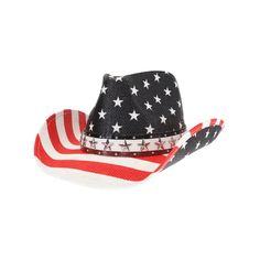 Product details Get ready to wrangle some attention with this best-seller! This patriotic hat boldly displays the stars and stripes, making it perfect for a day out at the beach or a night at the rodeo. Show off your love for the USA while keeping the sun at bay. Yee-haw! UVA/UVB SPF 50 Protection Americana Rodeo Hat With Curved Brim, Americana Curved Brim Hat For Rodeo, Americana Style Curved Brim Hat For Rodeo, Adjustable Patriotic Hat For Outdoors, Adjustable Patriotic Outdoor Hat, Red Beach Hat For 4th Of July, Red Patriotic Summer Hat, Red Hat For Beach And 4th Of July, 4th Of July Beach Cap