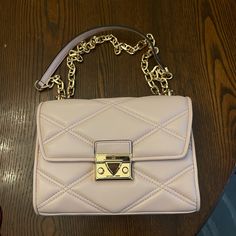 Michael Kors Serena Quilted Medium Flap Shoulder Bag In Blush Pink. Never Worn, With Tags. Small Demt On Backside From Storage Michael Kors Pink Shoulder Bag With Detachable Handle, Pink Michael Kors Shoulder Bag With Detachable Handle, Blush Shoulder Bag With Gold-tone Hardware, Elegant Blush Shoulder Bag With Gold-tone Hardware, Formal Blush Bag With Gold-tone Hardware, Formal Blush Shoulder Bag With Gold-tone Hardware, Pink Satchel Flap Bag With Gold-tone Hardware, Michael Kors Blush Crossbody Bag, Michael Kors Blush Rectangular Bag