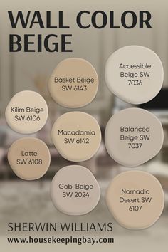 Wall Color Beige Wall Color Beige, Accessible Beige Sw, Paint Color Trends, Wall Paint Color, Beige Paint Colors, Balanced Beige, Accessible Beige, Beige Paint, Trending Paint Colors