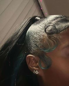 Dramatic Edges Natural Hair, Edges Laid, Dramatic Edges, Cute Natural Hairstyles, Dyed Hair Inspiration, Curly Hair Styles Easy, Pretty Braided Hairstyles, Pretty Hair Color, Front Hair Styles