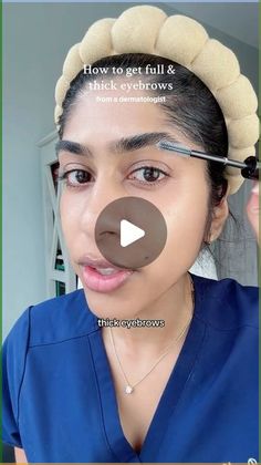 Dr. Neera Nathan on Instagram: \ Eyebrow Growing Tips, Thicker Brows Naturally, How To Grow Eyebrows Naturally, Regrow Eyebrows Fast, Eyebrow Growth Before And After, Eyebrows Growth Tips, Minoxidil Eyebrows, How To Get Thicker Eyebrows