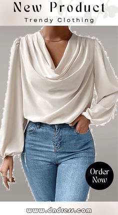 Casual Solid Patchwork U Neck Tops Chic Casual, U Neck, Elevate Your Style, Your Style, Sleeve Length, Women's Top, T Shirt, Patchwork