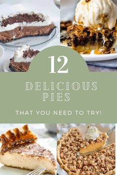 twelve delicious pies that you need to try