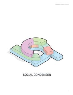 the social condenseer logo is shown in pink, blue, and green colors