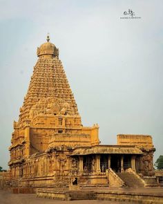 an ancient temple with steps leading up to it