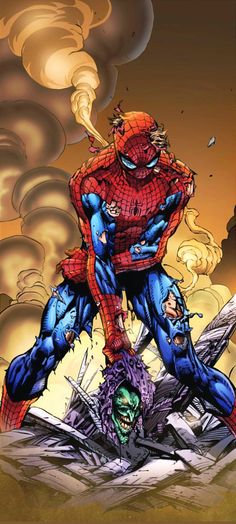 Spiderman Comic Art, All Spiderman, Image Spiderman, Spaider Man, Spectacular Spider Man, Spiderman Artwork, Spiderman Pictures, Marvel Spiderman Art, Green Goblin