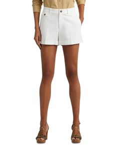 Lauren Ralph Lauren High Rise Shorts Travel Systems For Baby, High Rise Shorts, Denim Jumpsuit, Swimsuit Cover, Blazer Coat, Jeans Dress, Outfits For Teens, Lauren Ralph Lauren, Denim Women