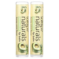 100% Natural IngredientsMade with Avocado OilIntense HydrationUp to 8 Hours HydrationFor Smooth LipsParaben-FreePetrolatum-FreeThis Product Not Tested on AnimalsSoftlips® naturals contains a unique combination of plant-based oils that deliver up to 8 hours of hydration. Avocado oil is high in omega-9 fatty acids that help increase absorption to promote intense hydration. In addition to hydration, Softlips® Naturals made with Avocado Oil also contains vitamin E, an antioxidant that helps soothe t Mint Lip Balm, Bee Lip Balm, Eco Friendly Lip Balm, Hemp Lip Balm, Smooth Lips, Natural Lip Balm, Soft Lips, Cosmetic Skin Care, Natural Lips