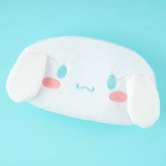 Cinnamoroll Plushie Face Pen Pouch – Blippo Kawaii Shop Playful White Pencil Case For Everyday Use, White Kawaii Pouch For School, Cute White Pencil Case With Pen Holders, Cute White Rectangular Pencil Case, Cute White Pencil Case For Daily Use, White Pouch With Pen Slots For Daily Use, Kawaii White Pencil Case With Pen Slots, Kawaii White Rectangular Pencil Case, Kawaii White Rectangular Pouch