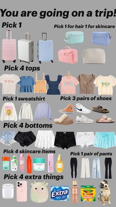 What To Bring To A Trip, What To Bring On School Trips, Preppy Packing List, What To Pack On A Road Trip Preppy, Long Road Trip Essentials For Teens, Hostel Essentials Packing Lists For Girls, Airport Tips For Teens, Outfits For Flying, Roadtrip Essentials For Teens Road Trips