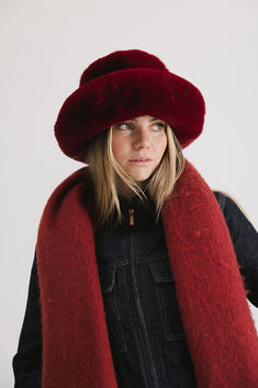 A chic and cozy winter accessory lineup featuring the Parker furry hat in two stunning new colors, bold trapper hats, chunky scarves in fresh hues, 100% wool felt brims, and stylish beanies. Details include unexpected leather accents, dainty metals, and perfect gifting options for the season. Winter Bucket Hat, Faux Fur Hat, Mink Coat, Hat For Women, Fur Hat, Sell Out, Winter Accessories