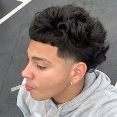 Edgar Mullets, Mexican Hairstyles Men Long, Best Edgar Haircuts, Edgar With Curly Hair, Mexican Fade Haircut, Eager Haircut, Fluffy Low Taper Fade, Curly Edgar Haircut, Haircuts Edgar