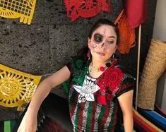 Day of the dead Dresses by mexicotodocorazon on Etsy Tshirt Dress