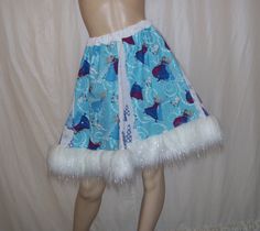 "This skirt is ready to ship, same day if purchased earlyplease read on for sizing info.    This is a 100% cotton patchworked skirt with vignettes of your favorite scenes from the cartoon all over it.... the sweet little animals from the original cartoon alongthat makes it fun and an added hemline of white tinsel sparkle faux fur for extra fluff, fun and attention getting perfectness!  I am so delighted to offer this funky fun skirt, in a full swing and mini lengthin my opinion there is way to m Modern Christmas Party, Burl Ives, White Tinsel, Unique Skirt, Disney Olaf, Unique Skirts, Sparkle Skirt, Little Animals, Ugly Sweater Party