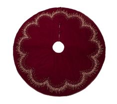 Kim Seybert Luxury Celestial Tree Skirt in Multi Velvet Tree Skirt, Snowflake Tree Skirt, Felt Tree Skirt, Velvet Tree, Velvet Christmas Tree, Burlap Tree Skirt, Faux Fur Tree Skirt, Burlap Trees, Fur Tree